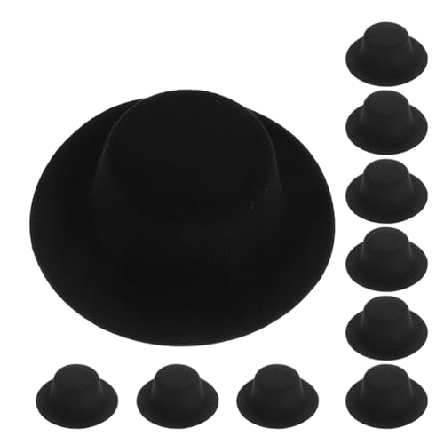 ADOCARN 10 Hüte für Bastelprojekte: Winzige Zylinder, Mini-Zylinder, formelle Kappen für Feiertagsbasteleien, Kostüme, Haustierkappen, DIY-Partydekorationen ADOCARN 10 Hüte für Bastelprojekte: Winzige Zylinder, Mini-Zylinder, formelle Kappen für Feiertagsbasteleien, Kostüme, Haustierkappen, DIY-Partydekorationen von ADOCARN