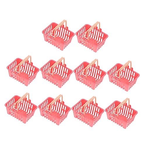 ADOCARN 10 Stück Mini Einkaufskorb für Teiliges aus Hochwertigem Handliche Mini Taschen für Puppenhaus und Dekoration für Junge Farbton ADOCARN 10 Stück Mini Einkaufskorb für Teiliges aus Hochwertigem Handliche Mini Taschen für Puppenhaus und Dekoration für Junge Farbton von ADOCARN