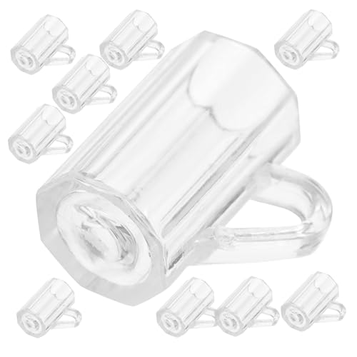 ADOCARN 10 Stück Puppenhausmodell Mini Tasse Für Puppenhaus Mini Teetassen Mini Figuren Mini Wasserbecher Miniatur Dekorationen Miniatur Becher Miniatur Kaffeetasse Mini Tasse von ADOCARN