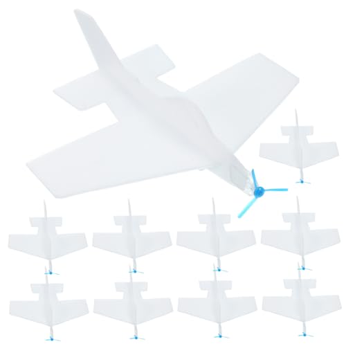ADOCARN 10 Stück Teiliges Gleitflugzeuge für Bastelspielzeug Praktischen Fähigkeiten und Kreativität für Outdoor Spielaktivitäten von ADOCARN