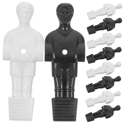 ADOCARN 10 Stück Teiliges Tischfußballspieler Ersatzteile Fußballfiguren für Tischfußballspiele Schwarz und Weiß Robuste für Langanhaltenden Spielspaß Einfache Montage und ADOCARN 10 Stück Teiliges Tischfußballspieler Ersatzteile Fußballfiguren für Tischfußballspiele Schwarz und Weiß Robuste für Langanhaltenden Spielspaß Einfache Montage und von ADOCARN