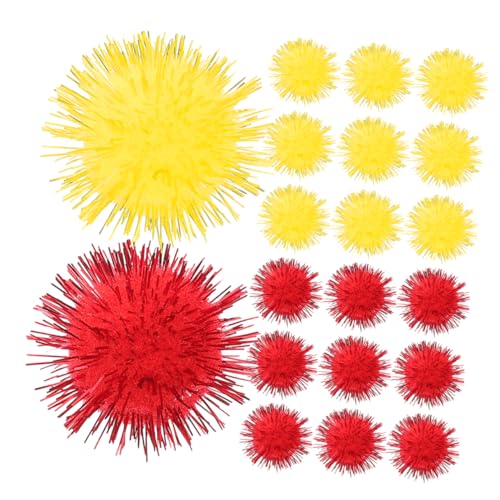ADOCARN 100St goldener Fellknäuel pom funkeln matschige Zappelspielzeuge Lametta Glitzerkugeln Partydekoration kopfschmuck Bommelbällchen selber machen Bastelbedarf in großen Mengen Plüsch ADOCARN 100St goldener Fellknäuel pom funkeln matschige Zappelspielzeuge Lametta Glitzerkugeln Partydekoration kopfschmuck Bommelbällchen selber machen Bastelbedarf in großen Mengen Plüsch von ADOCARN
