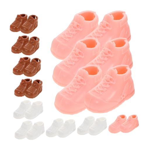 ADOCARN 12 Paare Schuhe für Puppen Teiliges Hochwertige Miniaturschuhe für Puppenhaus Zubehör Leicht Anpassbare Outfits und Stilvolle Looks ADOCARN 12 Paare Schuhe für Puppen Teiliges Hochwertige Miniaturschuhe für Puppenhaus Zubehör Leicht Anpassbare Outfits und Stilvolle Looks von ADOCARN