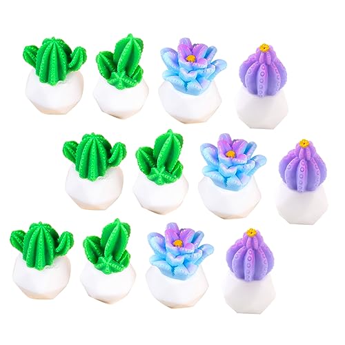 ADOCARN 12 Stück Künstliche Sukkulenten Kakteen Minipflanzen, Miniatur Zubehör, Schreibtisch, Tischdekoration, Heimdekoration, Kleine Dinge, Kleine Pflanzen, Mini Topfpflanzen, Miniatur ADOCARN 12 Stück Künstliche Sukkulenten Kakteen Minipflanzen, Miniatur Zubehör, Schreibtisch, Tischdekoration, Heimdekoration, Kleine Dinge, Kleine Pflanzen, Mini Topfpflanzen, Miniatur von ADOCARN