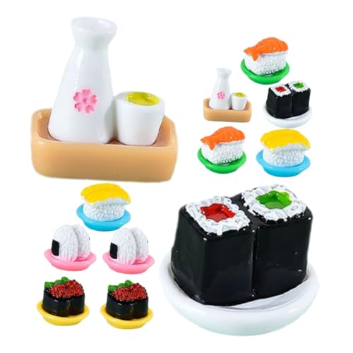 ADOCARN 12 Stück Simulation Sushi Künstliches Gefälschtes Realistisches Sushi Schneiden Spielessen Mini Sushi Modell Puppenhaus Essen Sushi Lebensechte Japanische Essensrequisiten ADOCARN 12 Stück Simulation Sushi Künstliches Gefälschtes Realistisches Sushi Schneiden Spielessen Mini Sushi Modell Puppenhaus Essen Sushi Lebensechte Japanische Essensrequisiten von ADOCARN