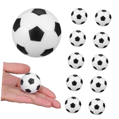 ADOCARN 12 Stück Tischfußball Bälle Mini Kickerbälle für Tischfußball Abs für Büro Zuhause und Reisen Robust und Tragbar Ersatzbälle für Spielspaß von ADOCARN