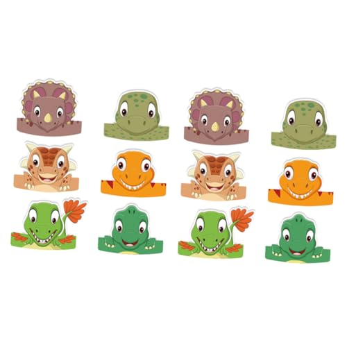 ADOCARN 12 Stück Dinosaurier-partygeschenke Geburtstagshüte Für Jungen Und Mädchen Geburtstagshüte Aus Papier 3d-requisiten Für Partygeschenke Für Jungen Und Mädchen ADOCARN 12 Stück Dinosaurier-partygeschenke Geburtstagshüte Für Jungen Und Mädchen Geburtstagshüte Aus Papier 3d-requisiten Für Partygeschenke Für Jungen Und Mädchen von ADOCARN
