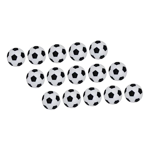 ADOCARN 15 Stück Tischfußball Zubehör Bälle Ersatz Tischfußball Tischfußballball Tischfußball Spieltisch Mini Tischfußballball Tischfußball Aus Kunststoff von ADOCARN