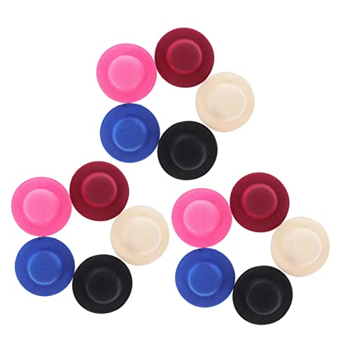 ADOCARN 15 Teiliges Puppenzubehör, Hüte Für Heimwerker, Bastelhüte, Foto Requisiten, Puppen Zubehör, Formelle Puppenhüte, Puppenhüte, Mini Hüte, Kleine Puppenhüte, Farbige Hüte, ADOCARN 15 Teiliges Puppenzubehör, Hüte Für Heimwerker, Bastelhüte, Foto Requisiten, Puppen Zubehör, Formelle Puppenhüte, Puppenhüte, Mini Hüte, Kleine Puppenhüte, Farbige Hüte, von ADOCARN