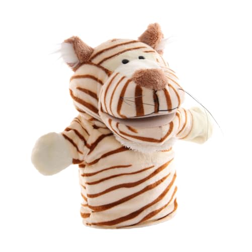 ADOCARN Tiger Handpuppe Eltern-Kind Interaktives Plüschtier Kreativ Interessant Und Mädchen von ADOCARN