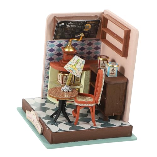 ADOCARN 1Satz DIY Kabinenmodell Bausatz Kreatives für Kreativität und Feinmotorik Platzsparendes Design Vintage Sicheres Holzmaterial ADOCARN 1Satz DIY Kabinenmodell Bausatz Kreatives für Kreativität und Feinmotorik Platzsparendes Design Vintage Sicheres Holzmaterial von ADOCARN
