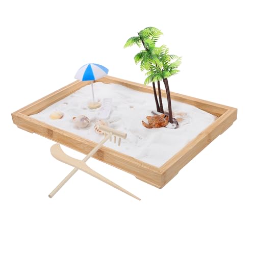 ADOCARN 1Satz Mini Garten Sand Tischdekoration mit Meerestierfiguren für Desktop und Büro Entspannende Miniaturlandschaft für Zen Garten und Kreative Raumgestaltung ADOCARN 1Satz Mini Garten Sand Tischdekoration mit Meerestierfiguren für Desktop und Büro Entspannende Miniaturlandschaft für Zen Garten und Kreative Raumgestaltung von ADOCARN