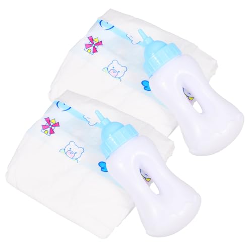ADOCARN 1Satz Puppenflaschen Flaschen Puppenwindeln für Rollenspiele Hochwertiges Zubehör für Babypuppen für Puppenzubehör für Kreative ADOCARN 1Satz Puppenflaschen Flaschen Puppenwindeln für Rollenspiele Hochwertiges Zubehör für Babypuppen für Puppenzubehör für Kreative von ADOCARN