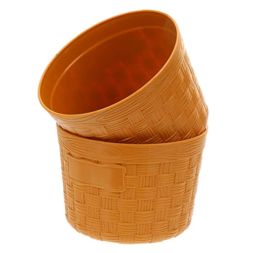 ADOCARN 2 Stück Aufbewahrungseimer Spielzeug, Kinderspielzeug, Rollenspiel, Kleinkind, Rollenspiel Spielzeug, Rollenspiel Essen, Kinder Rollenspiel Essen, Küchenspielset Für Kinder, von ADOCARN