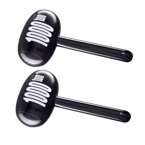 ADOCARN 2 Stück Aufblasbare Hammer Gefälschte Hammer Lustiges Hammer Aufblasbare Hammer Dekoration Kinderhammer Cartoon Aufblasbarer Hammer Kleinkindhammer PVC Schwarz ADOCARN 2 Stück Aufblasbare Hammer Gefälschte Hammer Lustiges Hammer Aufblasbare Hammer Dekoration Kinderhammer Cartoon Aufblasbarer Hammer Kleinkindhammer PVC Schwarz von ADOCARN