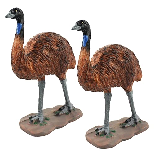 ADOCARN 2 Stück Dekorative Strauß Figuren aus Kunststoff Simuliertes Strauß Modell für Tischdekoration Lustige Ornamente für Zuhause und Garten ADOCARN 2 Stück Dekorative Strauß Figuren aus Kunststoff Simuliertes Strauß Modell für Tischdekoration Lustige Ornamente für Zuhause und Garten von ADOCARN