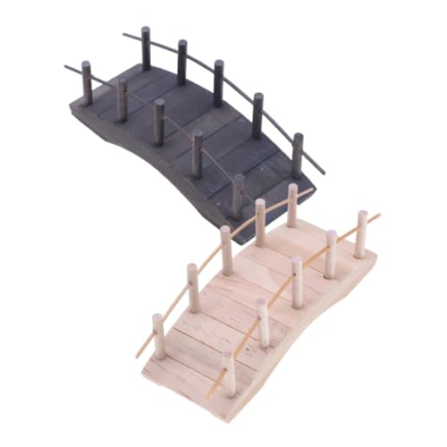 ADOCARN 2 Stück Holz Bogenbrücke für Puppenhaus und Feengarten Dekoration DIY Landschaftsaccessoires für Kleine Outdoor Szenen Kreative Fotografie Requisiten ADOCARN 2 Stück Holz Bogenbrücke für Puppenhaus und Feengarten Dekoration DIY Landschaftsaccessoires für Kleine Outdoor Szenen Kreative Fotografie Requisiten von ADOCARN