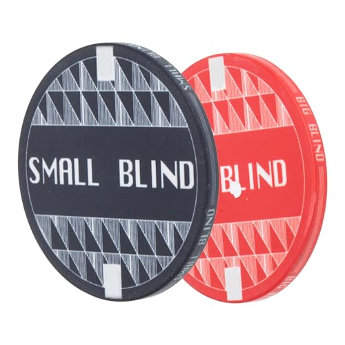 ADOCARN 2 Stück Keramische Poker Buttons für Kartenspiele Dealer Chip Ersatz Große und Kleine Blinds Zubehör für Poker Enthusiasten und Partys Langlebig und Leicht Perfektes für Sammler ADOCARN 2 Stück Keramische Poker Buttons für Kartenspiele Dealer Chip Ersatz Große und Kleine Blinds Zubehör für Poker Enthusiasten und Partys Langlebig und Leicht Perfektes für Sammler von ADOCARN