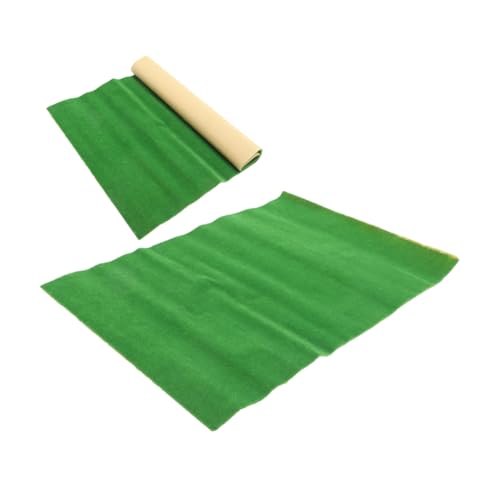 ADOCARN 2 Stück Künstliche Grasmatte für Projekte Anpassbare Kunstrasenmatte für Terrasse und Garten Realistisches für Dekoration und Modellbau von ADOCARN