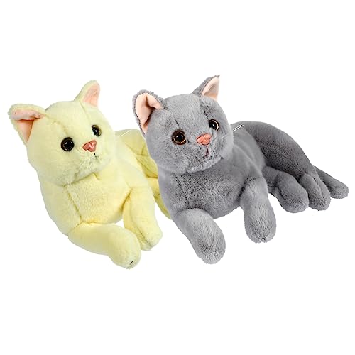 ADOCARN 2 Stück Kuscheltier Plüschspielzeug für Süße Cartoon Kätzchen und für Jedem für Auto ADOCARN 2 Stück Kuscheltier Plüschspielzeug für Süße Cartoon Kätzchen und für Jedem für Auto von ADOCARN