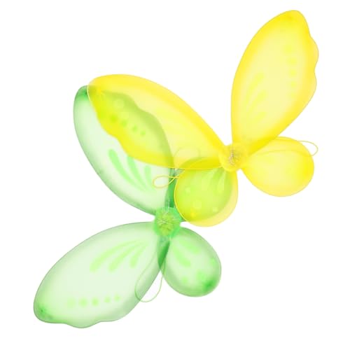 ADOCARN 2 Stück Schmetterlingsflügel für Verkleidung und Karneval Leichtes Nylonmaterial für Kostümpartys Tanzaufführungen und Festivals ADOCARN 2 Stück Schmetterlingsflügel für Verkleidung und Karneval Leichtes Nylonmaterial für Kostümpartys Tanzaufführungen und Festivals von ADOCARN