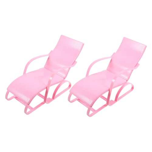 ADOCARN 2 Stück Strandkorb Puppe Für Miniatur Mini Strandkorb Modell Strandkorb Requisite Mikrolandschaft Strandkorb Modell Kleiner Strandkorb Strand Mini Winziger Stuhl von ADOCARN