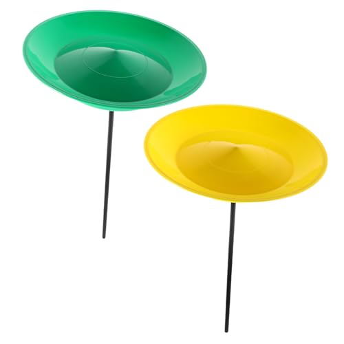 ADOCARN 2 Stück Teiliges Jonglierteller Set für Jonglierplatten mit Stäben für Zirkusaufführungen und Geschicklichkeitsentwicklung für Partys und Unterhaltungen von ADOCARN