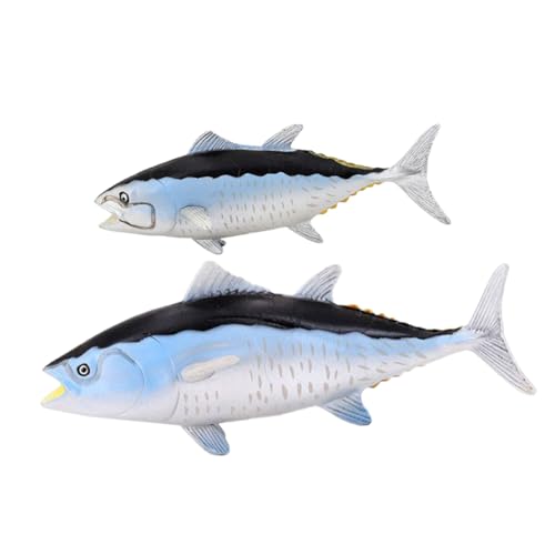ADOCARN 2 Stück Teiliges Realistische Figurine Dekorative Fisch Skulpturen für Lernspielzeug und Deko Objekt Sicher und Leicht für Fotos und Bildungsrequisit ADOCARN 2 Stück Teiliges Realistische Figurine Dekorative Fisch Skulpturen für Lernspielzeug und Deko Objekt Sicher und Leicht für Fotos und Bildungsrequisit von ADOCARN