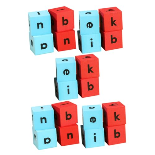 ADOCARN 20 Stück Alphabet Schaumstoffwürfel, Mehrseitige Würfel, Zahlenwürfel, Trinkwürfel, Spielwürfel, Spielzeug, Partyspielwürfel, Party Spielzubehör, Tragbare Würfel, Partywürfel, von ADOCARN