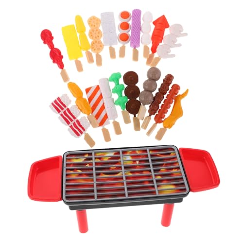 ADOCARN 20 Stück Barbecue für Stellen Sie Sich Essen für vor Küchenspielset für Mädchen Outdoor- für Essen Plastik von ADOCARN