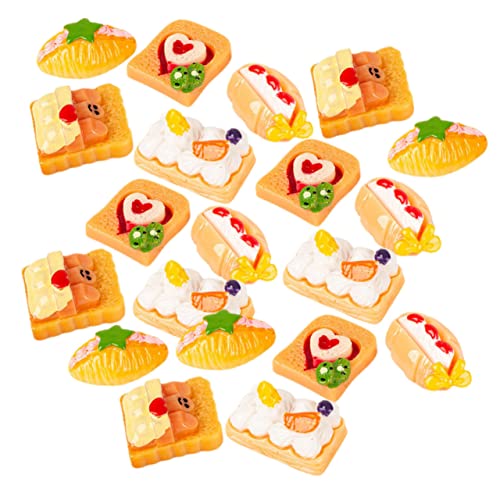 ADOCARN 20 Stück Brot Modelle Künstliche Dessert Charms DIY Bastelzubehör für Fotodekoration und Handyhüllen Einschließlich Herzbrot Sternbrot und Cartoon ADOCARN 20 Stück Brot Modelle Künstliche Dessert Charms DIY Bastelzubehör für Fotodekoration und Handyhüllen Einschließlich Herzbrot Sternbrot und Cartoon von ADOCARN
