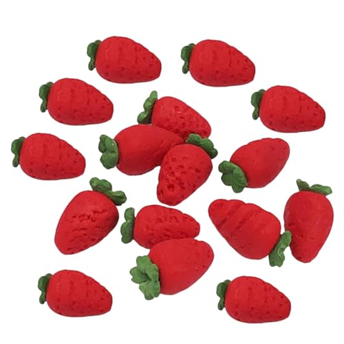ADOCARN 20 Stück Künstliche Mini Erdbeeren für Puppenhaus Realistische Dekoration für Bastelprojekte für DIY Früchte Themen und Fotografie Requisiten ADOCARN 20 Stück Künstliche Mini Erdbeeren für Puppenhaus Realistische Dekoration für Bastelprojekte für DIY Früchte Themen und Fotografie Requisiten von ADOCARN