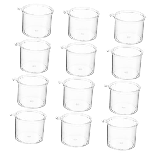 ADOCARN 20 Stück Mini Mousse Becher Teiliges Puppenhaus Zubehör Transparente Mini für Kreative DIY Projekte Vielseitig Einsetzbar für Deko und aus Wiederverwendbarem ADOCARN 20 Stück Mini Mousse Becher Teiliges Puppenhaus Zubehör Transparente Mini für Kreative DIY Projekte Vielseitig Einsetzbar für Deko und aus Wiederverwendbarem von ADOCARN