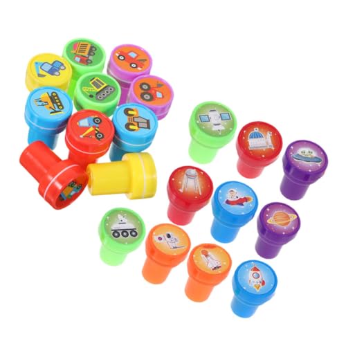 ADOCARN 20 Stück Teiliges Set Stempelspielzeug für Weltraum und Baufahrzeug Design für Belohnungen und Partytüten Sicheres Material für Kreatives und Lernspaß ADOCARN 20 Stück Teiliges Set Stempelspielzeug für Weltraum und Baufahrzeug Design für Belohnungen und Partytüten Sicheres Material für Kreatives und Lernspaß von ADOCARN