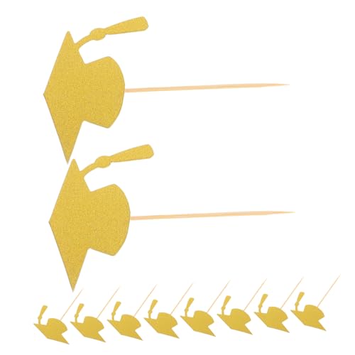 ADOCARN 24 Stück Teiliges Graduation Cake Topper Gold Abschluss Party Tortendeko mit Material Vielseitige Graduation Tischdekoration für Abschlussfeier Einfache Anwendung Kreatives ADOCARN 24 Stück Teiliges Graduation Cake Topper Gold Abschluss Party Tortendeko mit Material Vielseitige Graduation Tischdekoration für Abschlussfeier Einfache Anwendung Kreatives von ADOCARN