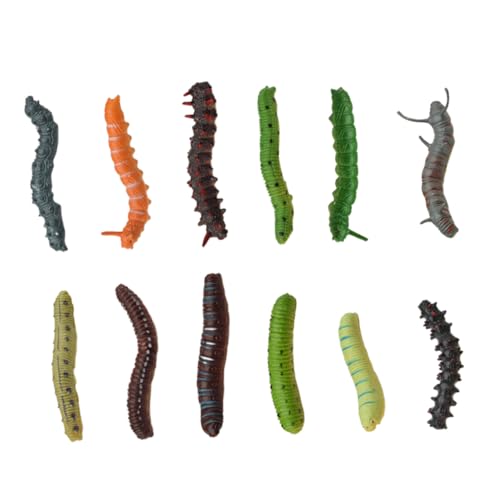 ADOCARN 24St künstliche Raupe Raupenmodell gefälschte Raupen Würfel Insektenspielzeug für Schnecke Auto kinderspielzeug Halloween Raupenverzierung dekorative Figur Plastik ADOCARN 24St künstliche Raupe Raupenmodell gefälschte Raupen Würfel Insektenspielzeug für Schnecke Auto kinderspielzeug Halloween Raupenverzierung dekorative Figur Plastik von ADOCARN