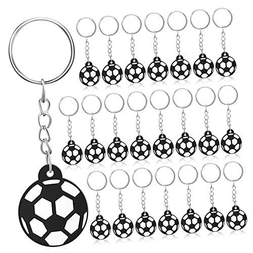 ADOCARN 24Stücke Fußball Schlüsselanhänger Softgummi Schlüsselbund für Sportliebhaber Mitgebsel für Fußballpartys und für Freunde ADOCARN 24Stücke Fußball Schlüsselanhänger Softgummi Schlüsselbund für Sportliebhaber Mitgebsel für Fußballpartys und für Freunde von ADOCARN