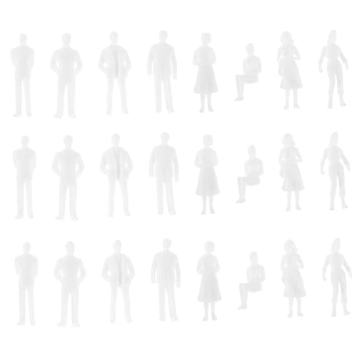 ADOCARN 25 Stück Menschen Figuren Unbemalte Modellfiguren für Basteln und Puppenhäuser für DIY Projekte und Gemeinsames mit Kindern und Erwachsenen ADOCARN 25 Stück Menschen Figuren Unbemalte Modellfiguren für Basteln und Puppenhäuser für DIY Projekte und Gemeinsames mit Kindern und Erwachsenen von ADOCARN