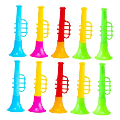 ADOCARN Pädagogisches Musikspielzeug Für Jungen Und Mädchen Mini-Trompeten Glattes Abs Für Partys Und Festivals Zufällige Farbe von ADOCARN