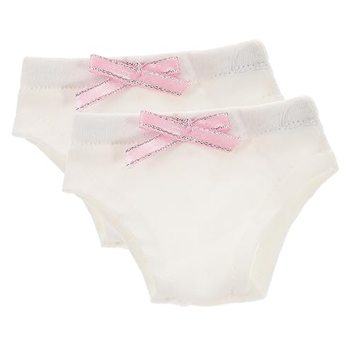 ADOCARN Puppenunterwäsche 2 Stück Puppe Babypuppenzubehör Stoffpuppenunterhose Zum Verwenden von ADOCARN