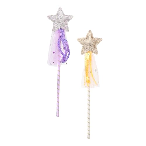 ADOCARN 2St Zauberstab Glitzer Zauberstäbe Feenhaftes Korb für Mädchen Frauen Figuren Party kinderparty Kostümzubehör Kid Toys Foto-Requisite feenhafte Partydekorationen PVC ADOCARN 2St Zauberstab Glitzer Zauberstäbe Feenhaftes Korb für Mädchen Frauen Figuren Party kinderparty Kostümzubehör Kid Toys Foto-Requisite feenhafte Partydekorationen PVC von ADOCARN