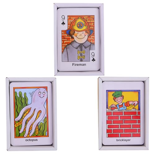 ADOCARN 3 Kisten Lernpapierkarte Frühes Lernen, Pädagogisches Poker Kartenspiel Lernspiel Poker Kreative Pokerkarten Für ADOCARN 3 Kisten Lernpapierkarte Frühes Lernen, Pädagogisches Poker Kartenspiel Lernspiel Poker Kreative Pokerkarten Für von ADOCARN