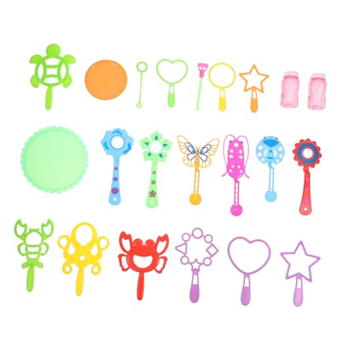 ADOCARN 3 Sätze Blasenwerkzeug Ästhetische Raumdekoration Bubble Stick Für Kleinkinder Luftbefeuchter Fürs Büro Beige Vase Bunter Bubble-Stick Trendy Aufblasbarer Schwimmring Wanne Plastik von ADOCARN