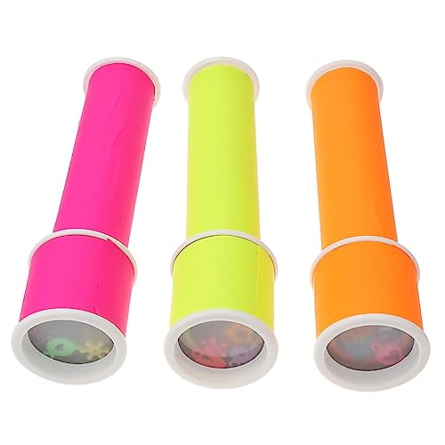 ADOCARN 3 Sets Handgemachte Kaleidoskop Kit Spielzeug Für Kinder Kleinkinder Wissenschaft Experiment Kit von ADOCARN