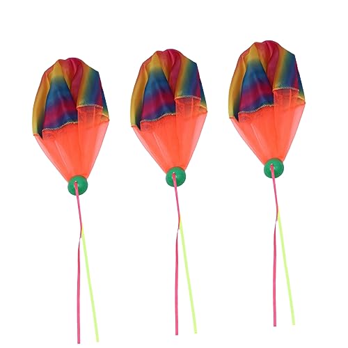 ADOCARN 3 Stück Handwerfende Mini Fallschirmspielzeuge für Outdoor Spielzeuge Kreativität und Geschicklichkeit ADOCARN 3 Stück Handwerfende Mini Fallschirmspielzeuge für Outdoor Spielzeuge Kreativität und Geschicklichkeit von ADOCARN