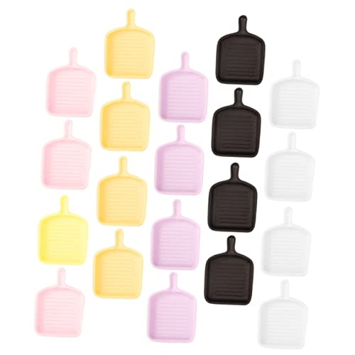 ADOCARN 30 Stück Handyhüllen, Haarschmuck, Mini Ornament, Kleine Dekorationen Für Mini, Mini Tablett, Ornament Für Kinder, Mini Spielzeug, Mini Dekorationen, Mini Teller von ADOCARN