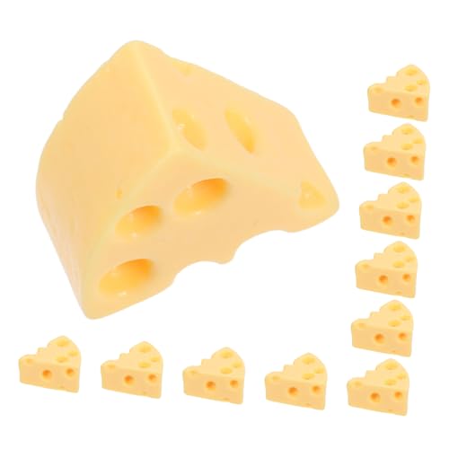 ADOCARN 30 Stück Käsefiguren Realistische Küchenaccessoires für Puppenhäuser Große für Kreative Dekoration und DIY Projekte Langlebig und Vielseitig Einsetzbar ADOCARN 30 Stück Käsefiguren Realistische Küchenaccessoires für Puppenhäuser Große für Kreative Dekoration und DIY Projekte Langlebig und Vielseitig Einsetzbar von ADOCARN