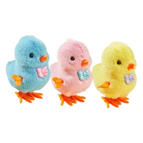 ADOCARN 3st Küken Aufziehspielzeug Für Kleinkinder Osterkorbfüller Hühnchenspielzeug Zum Aufziehen Haustier-küken- Hühnerspielzeug Für Babyspielzeug Plüsch ADOCARN 3st Küken Aufziehspielzeug Für Kleinkinder Osterkorbfüller Hühnchenspielzeug Zum Aufziehen Haustier-küken- Hühnerspielzeug Für Babyspielzeug Plüsch von ADOCARN