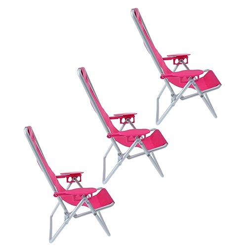 ADOCARN 3 Stück Mini-strandstühle Für Puppenhäuser Miniatur-klappliegestühle Dekorative Simulationen Einfach Zu Verstauen ADOCARN 3 Stück Mini-strandstühle Für Puppenhäuser Miniatur-klappliegestühle Dekorative Simulationen Einfach Zu Verstauen von ADOCARN