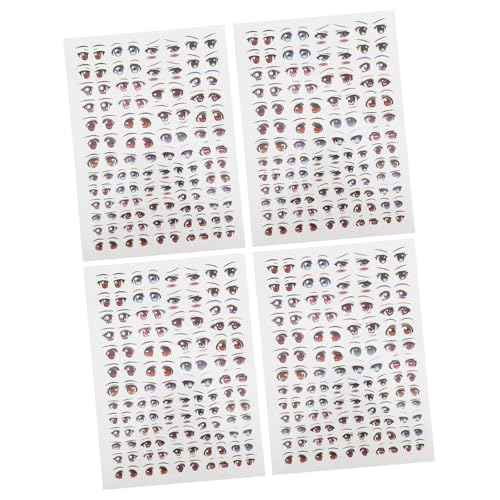ADOCARN 4 Blätter Wasseraugen Aufkleber für Puppen DIY Selbstklebende Cartoon Augen Dekore für Kreative Projekte Anderen Materialien Lebendige Designs für Puppen ADOCARN 4 Blätter Wasseraugen Aufkleber für Puppen DIY Selbstklebende Cartoon Augen Dekore für Kreative Projekte Anderen Materialien Lebendige Designs für Puppen von ADOCARN